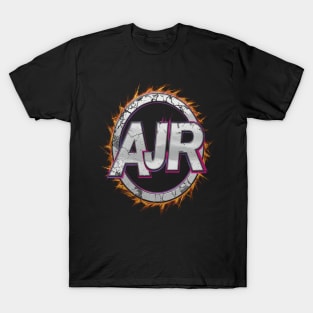 Glitch burnt AJR logo T-Shirt